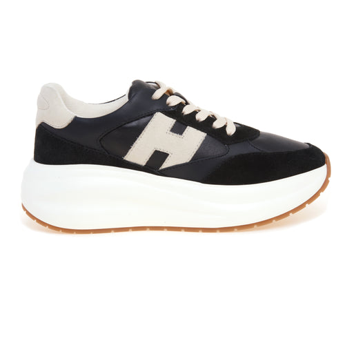 Sneaker Hogan Maxi I Active H696 in pelle e camoscio