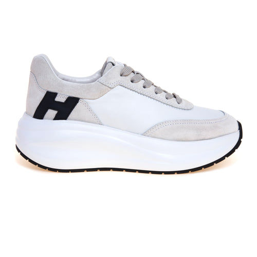 Sneaker Hogan H696 Maxi I Active in nappa e camoscio - 1