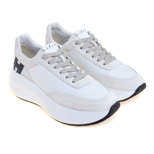 Sneaker Hogan H696 Maxi I Active in nappa e camoscio - 2
