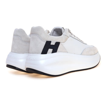 Sneaker Hogan H696 Maxi I Active in nappa e camoscio - 3