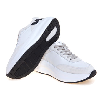 Sneaker Hogan H696 Maxi I Active in nappa e camoscio - 4