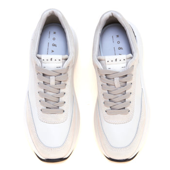 Sneaker Hogan H696 Maxi I Active in nappa e camoscio - 5