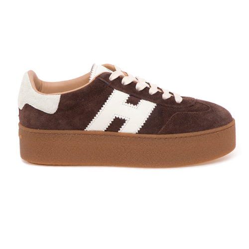 Sneaker Hogan Cool Platform in camoscio