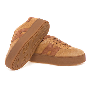 Sneaker Hogan Cool Platform in camoscio stampa cocco - 4