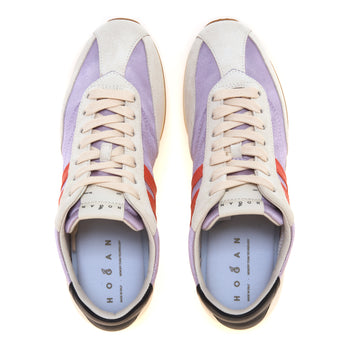 Sneaker Hogan H699 Athletic in camoscio e tessuto - 5
