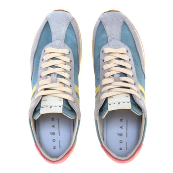 Sneaker Hogan H699 Athletic in camoscio e tessuto - 5
