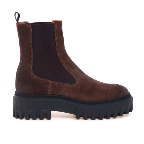 Chelsea boot Hogan in camoscio con suola in gomma