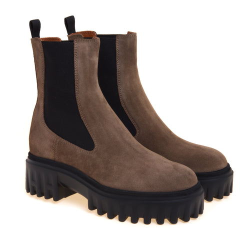 Chelsea Hogan H700 in camoscio con suola H-Stripes - 2
