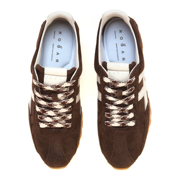 Sneaker Hogan 86ER in camoscio - 5