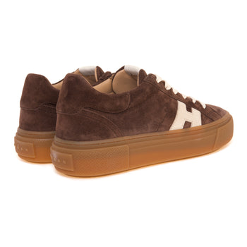 Sneaker Hogan Crosswind H705 in camoscio - 3