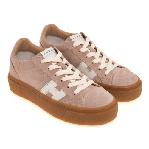 Sneaker Hogan Crosswind H705 in camoscio - 2