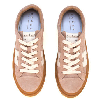 Sneaker Hogan Crosswind H705 in camoscio - 5
