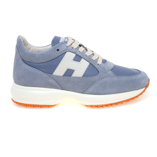 Sneaker Hogan Interactive H713 in camoscio e pelle