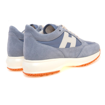 Sneaker Hogan Interactive H713 in camoscio e pelle - 3