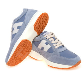 Sneaker Hogan Interactive H713 in camoscio e pelle - 4