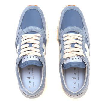 Sneaker Hogan Interactive H713 in camoscio e pelle - 5