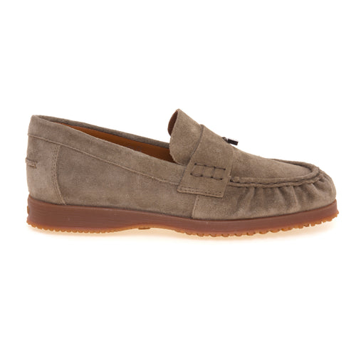 Mocassino Hogan Traditional in camoscio con grinze - 1