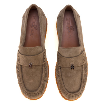 Mocassino Hogan Traditional in camoscio con grinze - 5