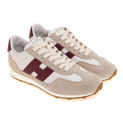 Sneaker Hogan Athletic H727 in nappa e camoscio - 2
