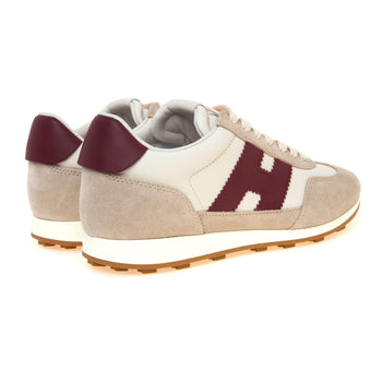 Sneaker Hogan Athletic H727 in nappa e camoscio - 3