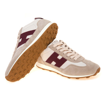 Sneaker Hogan Athletic H727 in nappa e camoscio - 4