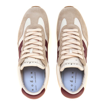 Sneaker Hogan Athletic H727 in nappa e camoscio - 5