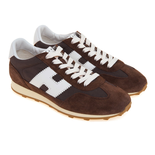 Sneaker Hogan Athletic H727 in camoscio e tessuto - 2