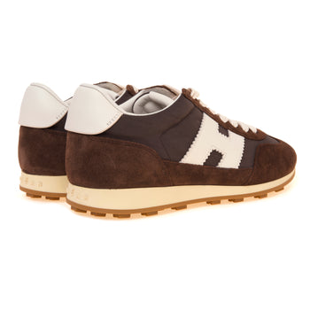 Sneaker Hogan Athletic H727 in camoscio e tessuto - 3