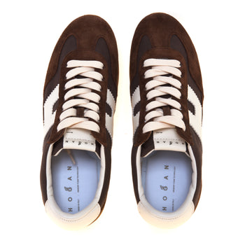 Sneaker Hogan Athletic H727 in camoscio e tessuto - 5