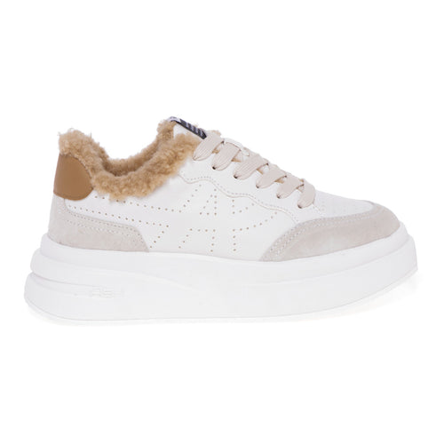 Sneaker ASH in pelle e camoscio con maxi platform - 1