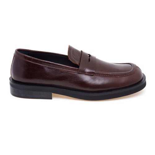 Mocassino Poeve Senna in pelle con suola in gomma