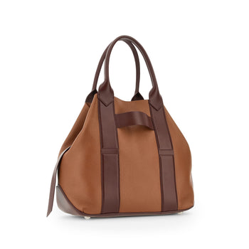 Borsa shopping Hogan Script media in pelle martellata - 3