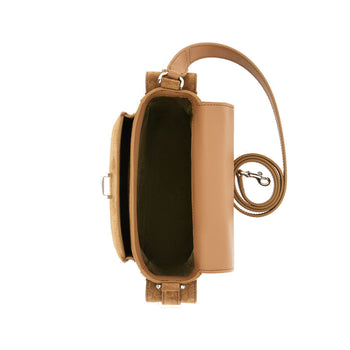 Borsa Hogan Flap piccola in camoscio stampa cocco - 5