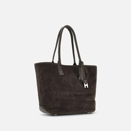 Borsa Hogan Shopping Address Piccola in camoscio - 2