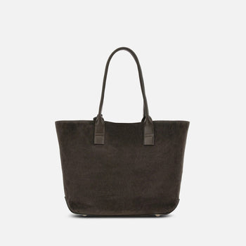 Borsa Hogan Shopping Address Piccola in camoscio - 3