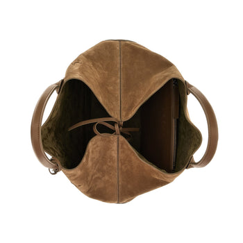 Borsa shopping Hogan Script Media in camoscio con indirizzo rilievo - 5