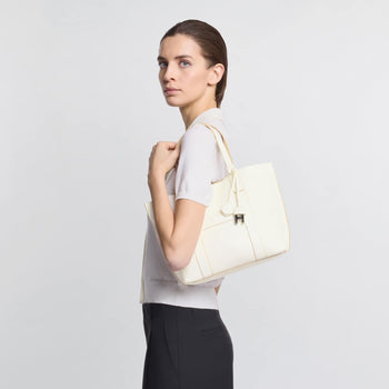 Borsa shopping piccola Hogan in pelle martellata - 9