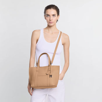 Borsa shopping piccola Hogan in pelle martellata - 8