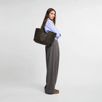 Borsa Hogan Shopping Trends in camoscio - 7