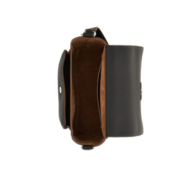 Borsa a spalla/tracolla Hogan in pelle martellata con patta - 5