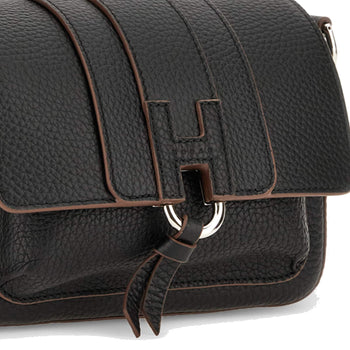 Borsa a spalla/tracolla Hogan in pelle martellata con patta - 6