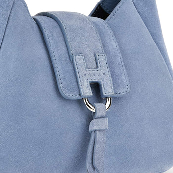 Borsa Hogan hobo mini in camoscio - 6
