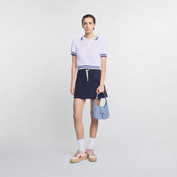 Borsa Hogan hobo mini in camoscio - 7