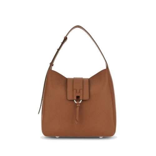Borsa hobo verticale Hogan in pelle martellata