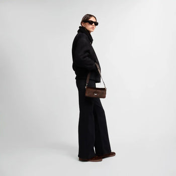 Borsa flap Hogan H-Turn mini in cavallino maculato e pelle - 7