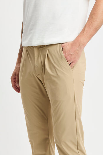 Pantalone People Of Shibuya con pence in tessuto elasticizzato - 4