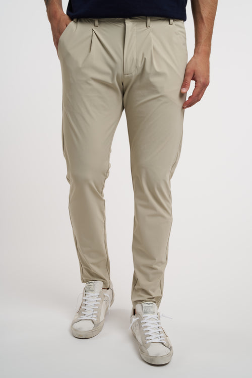 Pantalone People Of Shibuya con pence in tessuto elasticizzato