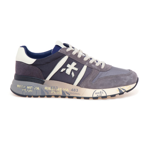 Sneaker Premiata Lander in camoscio e tessuto - 1