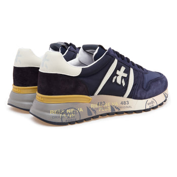 Sneaker Premiata Lander in camoscio e tessuto - 3