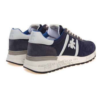 Sneaker Premiata Lander in camoscio e tessuto - 3